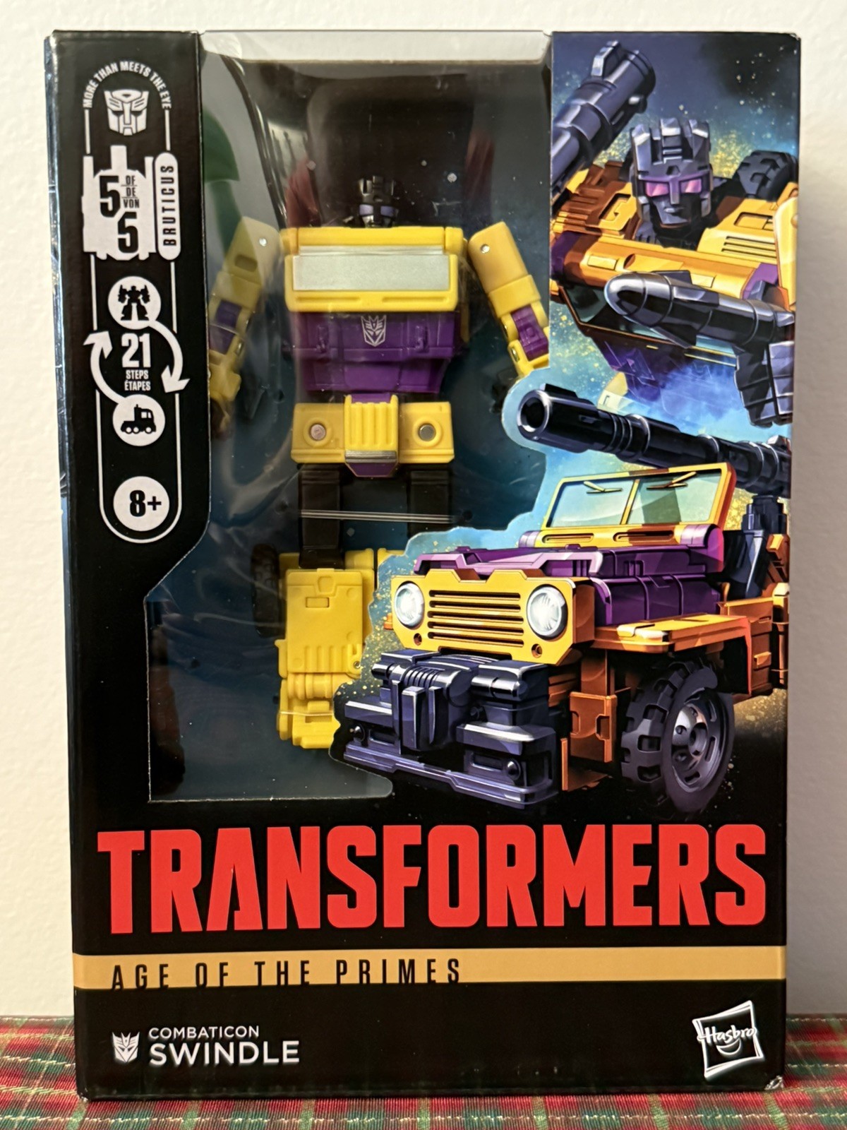 Hasbro Transformers Age of the Primes Voyager Combaticon Swindle IN-HAND !