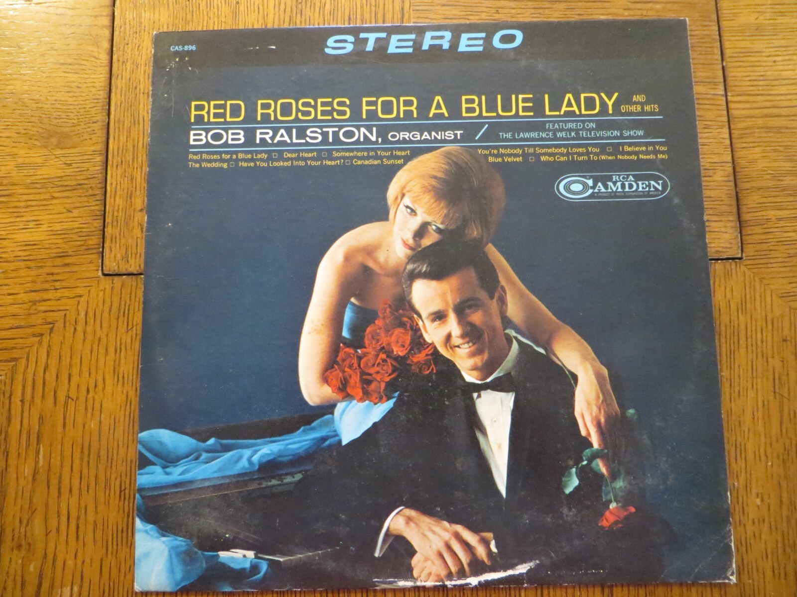 Bob Ralston – Red Roses For A Blue Lady - 1965 RCA Camden CAS-896 Vinyl LP VG/VG
