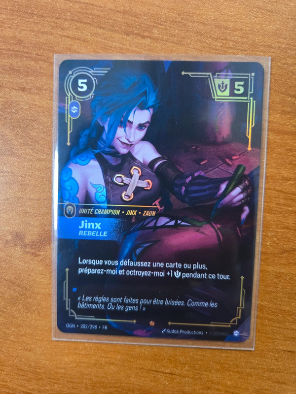 Jinx rebelle 202/298 fr ONG Riftbound
