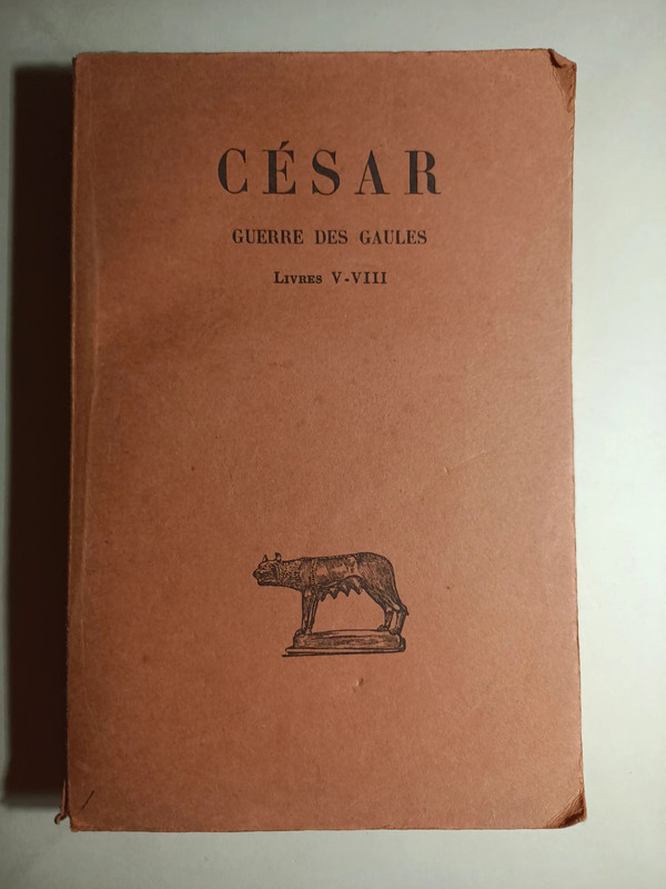 Livre ancien César, Guerre des Gaules Volume 2