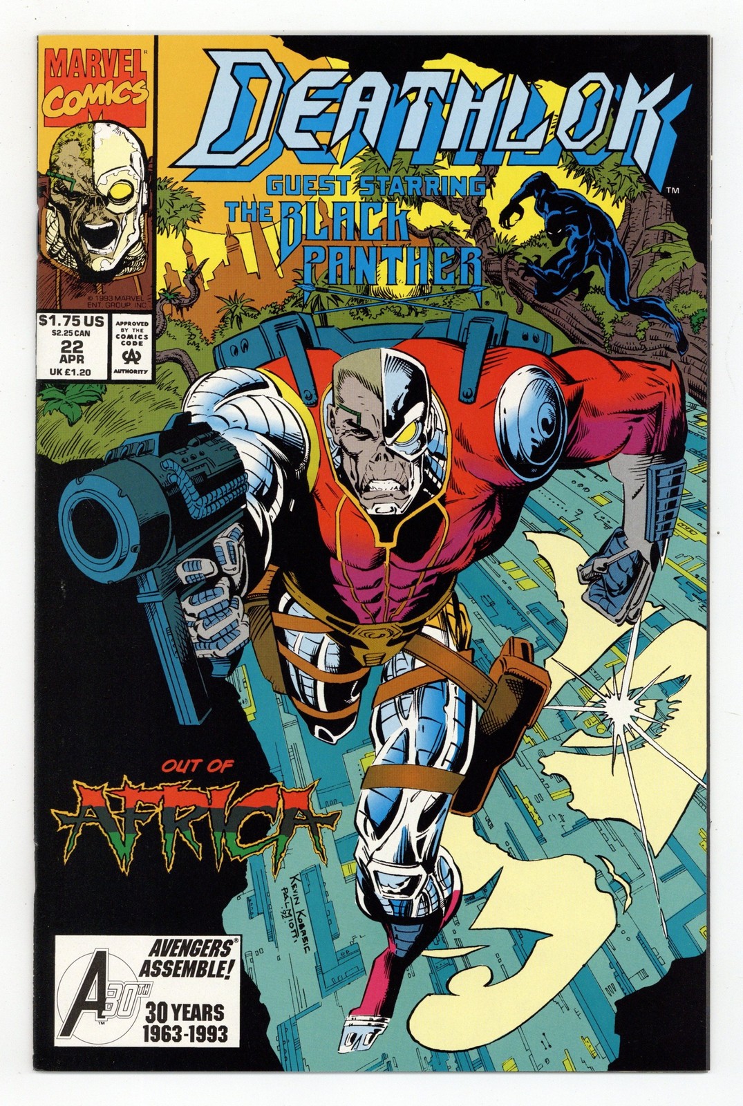 Deathlok #22 quasi nuovo 9.4 1993
