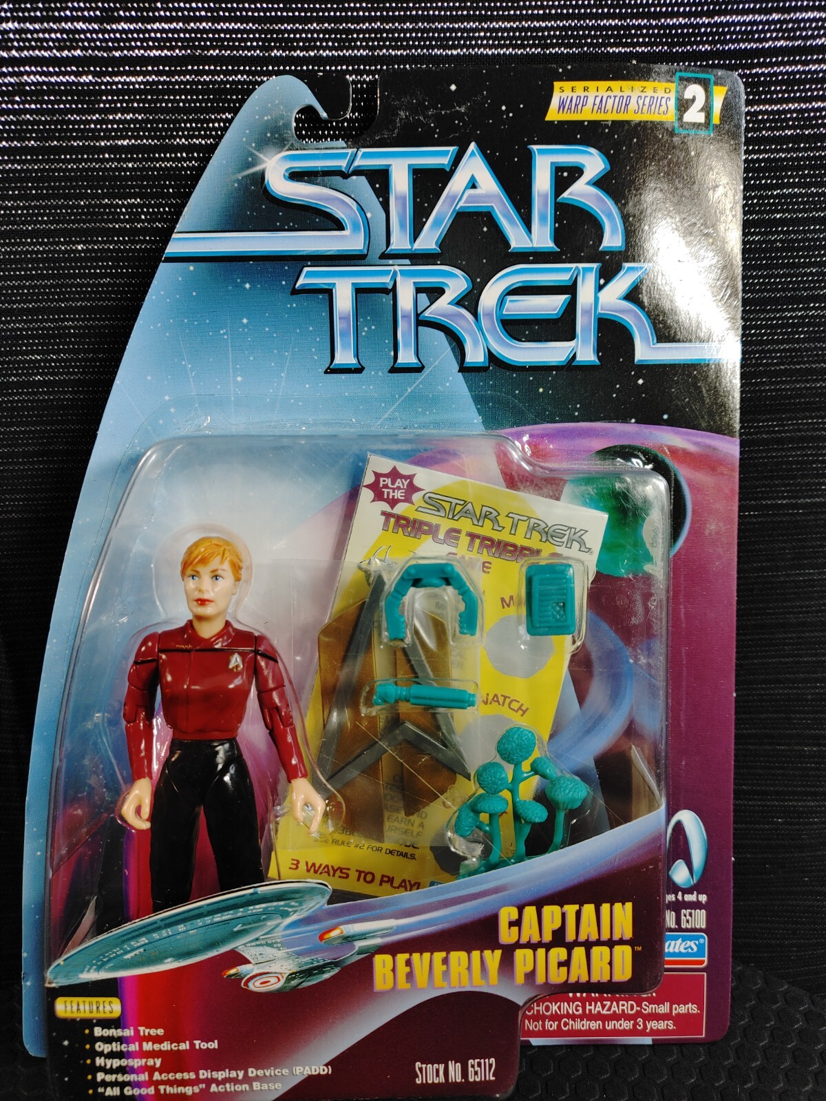 Modellino Playmates Star Trek Capitano Beverly Picard Soldato Cardassiano 1997