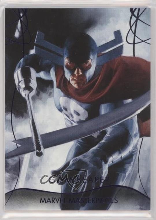 Marvel Masterpieces 2020 livello 1 viola epico / 199 Grim Reaper Dave Palumbo 0s3
