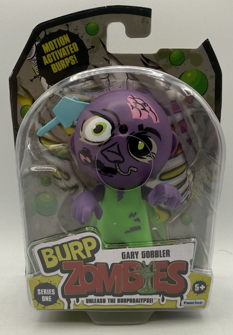 Modellino Burpster Gary Gobbler Zombies Motion Activated serie uno da collezione nuovo