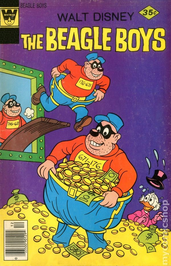 Beagle Boys #39 VG 1977 Stock Image Low Grade