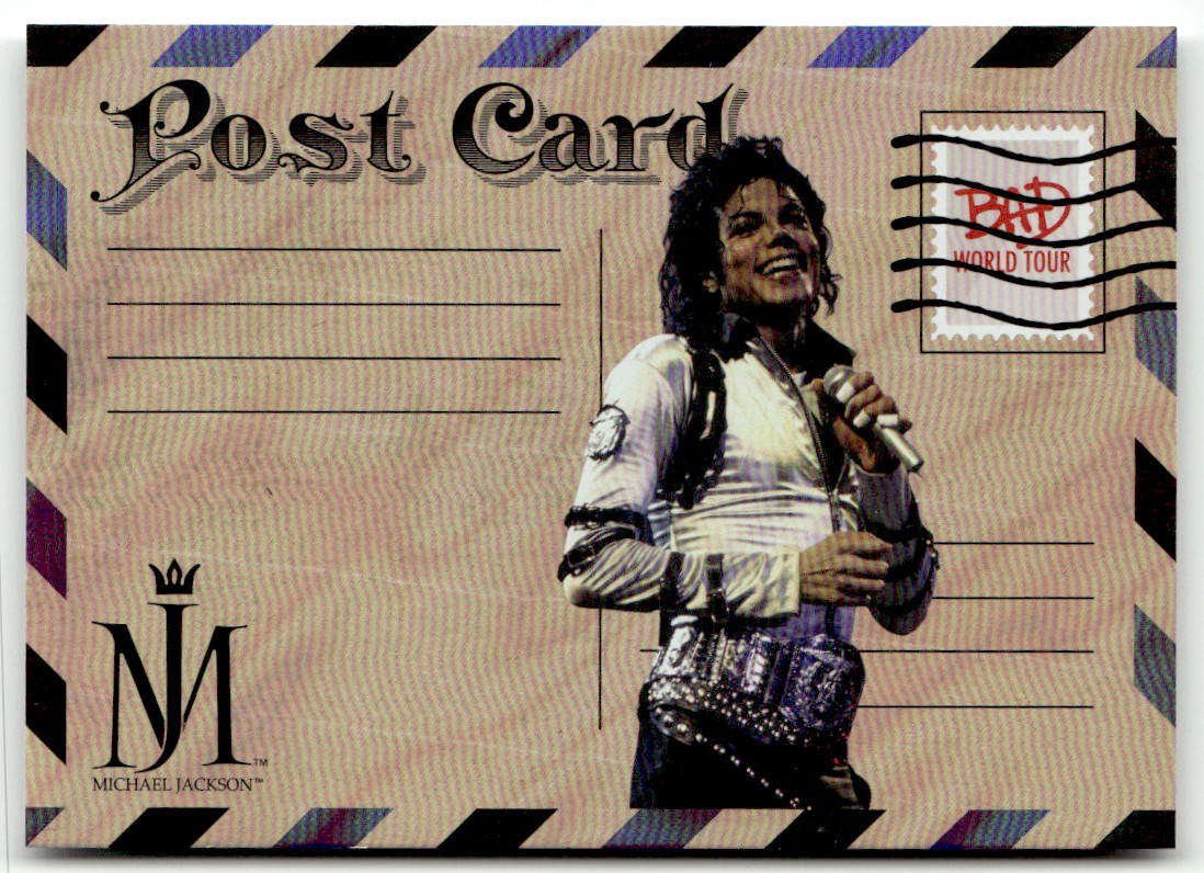 Keepsake BAD World Tour Michael Jackson 2025 n. 157 cartolina postale 12/15