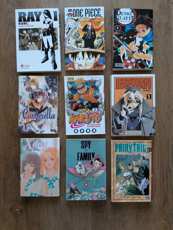 Lot de mangas