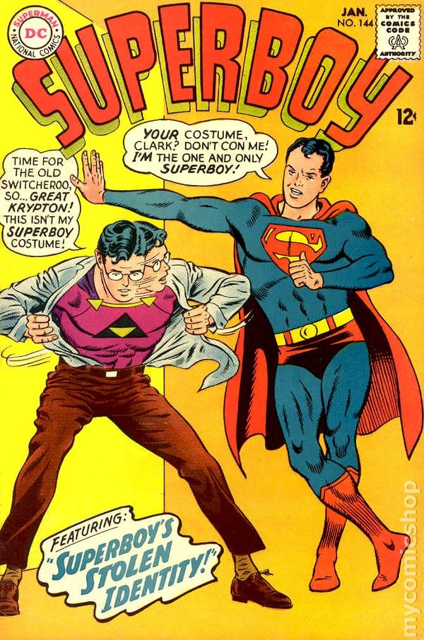 Superboy #144 VG- 3.5 1968 basso grado