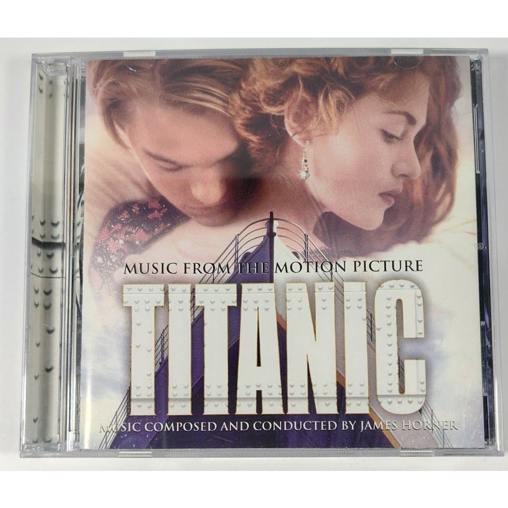 Titanic Soundtrack CD Music from Movie & Love Theme - My Heart Will Go On - Dion