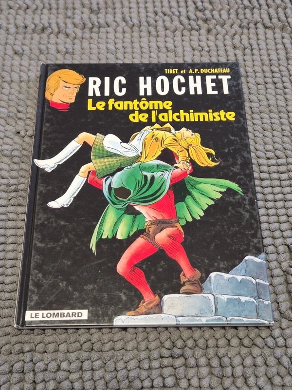 BD Ric Hochet 30, Le fantome de l'alchimiste, de Duchateau/Tibet