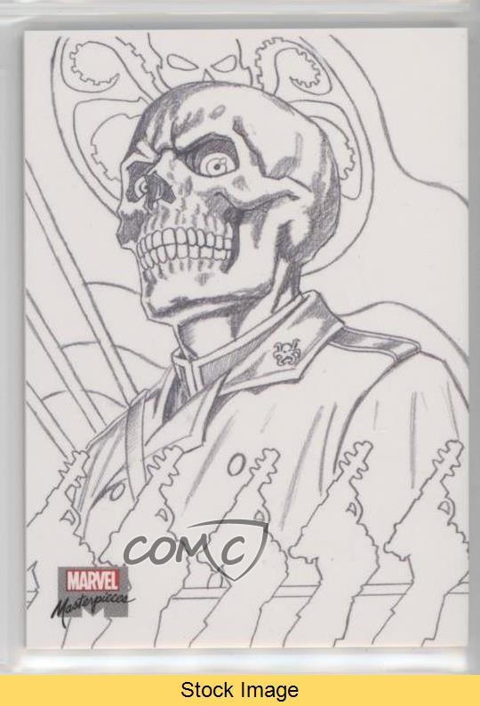2022 Upper Deck Marvel Masterpieces Preliminary Art Red Skull #AP-80 READ ob9