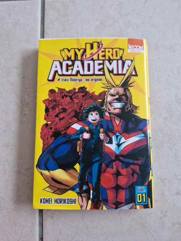 Tome 1 my hero academia et tome 1 vigilante