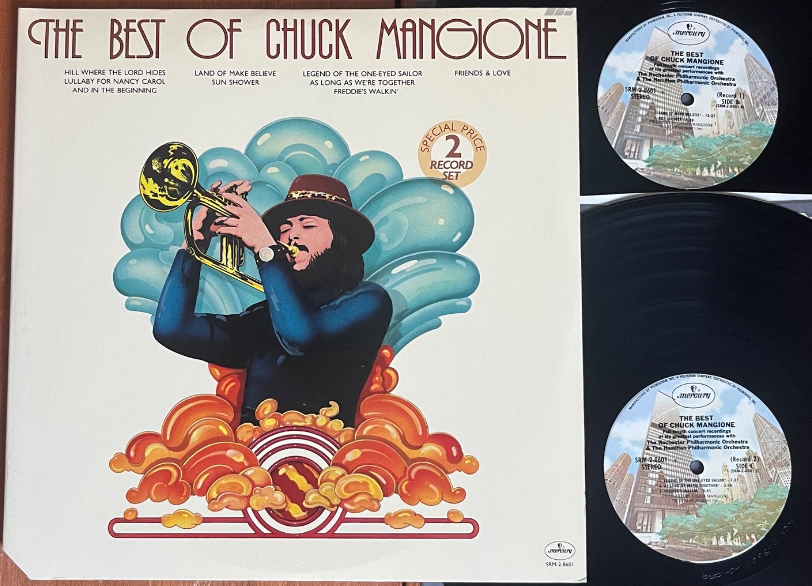 Chuck Magione - The Best Of Chuck Magione, ORIG Issue 2 LPs, Gatefold, EX