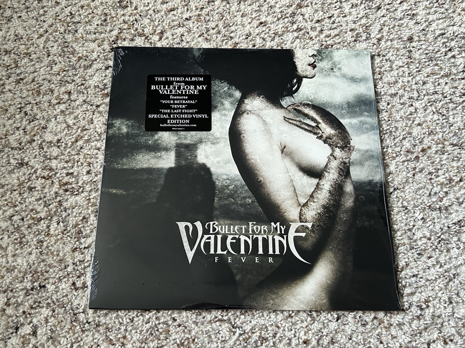 FEVER Vinyl Record LP Bullet for My Valentine Brand New Factory Sealed Etched