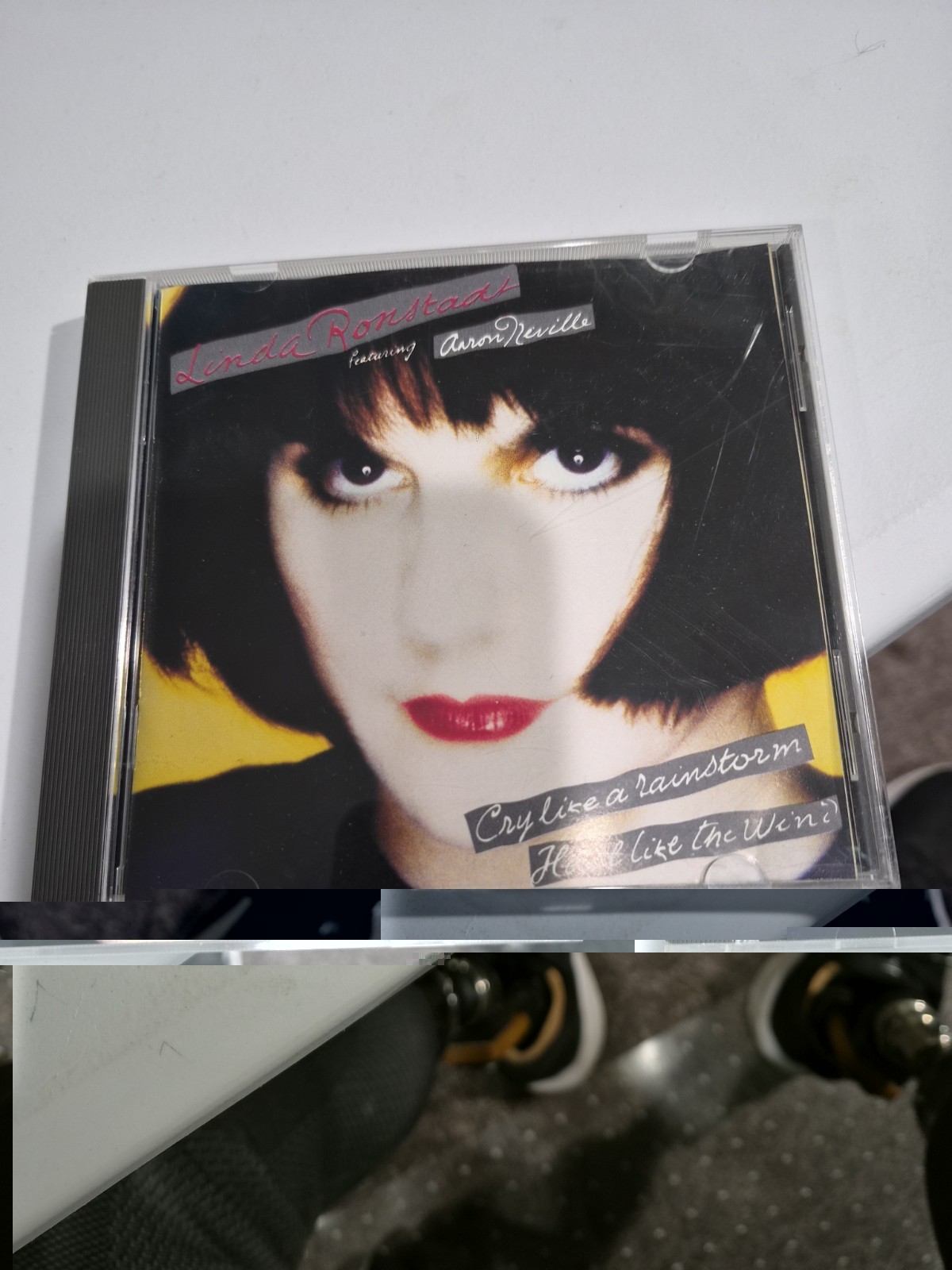 Linda Ronstadt Aaron Neville – Cry Like a Rainstorm Howl Like the Wind CD 1989 E