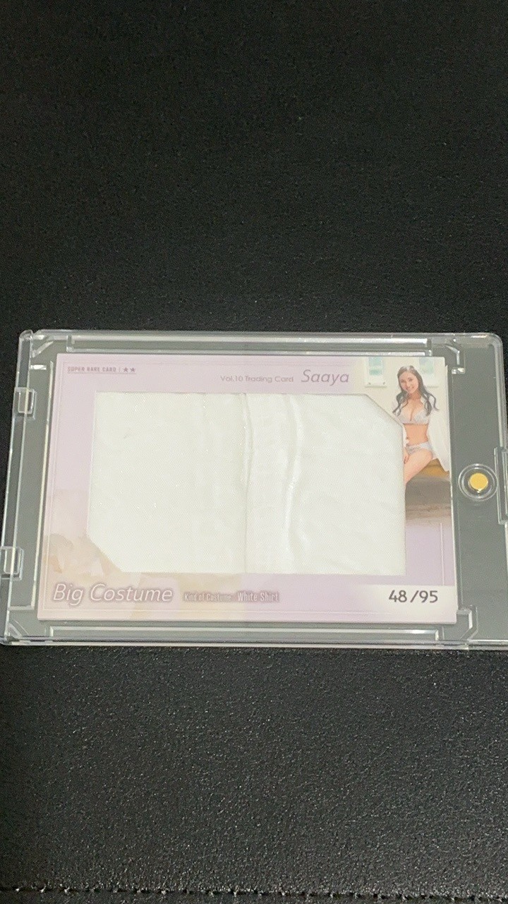 SAAYA Big Costume Camicia Bianca 48/95 Hit's Vol. 10 carte collezionabili idolo giapponese