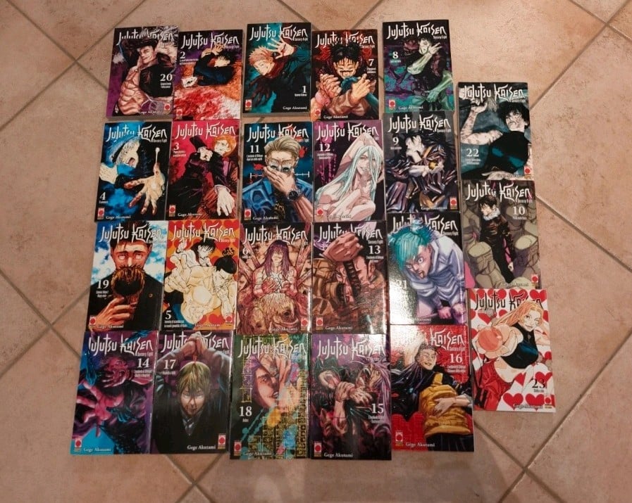 Panini Comics Jujutsu Kaisen set manga volumi 1-23 italiano