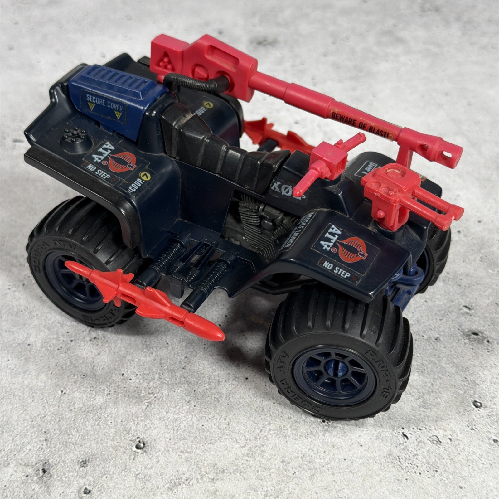 Vintage GI Joe Cobra Ferret A.T.V Complete 1985