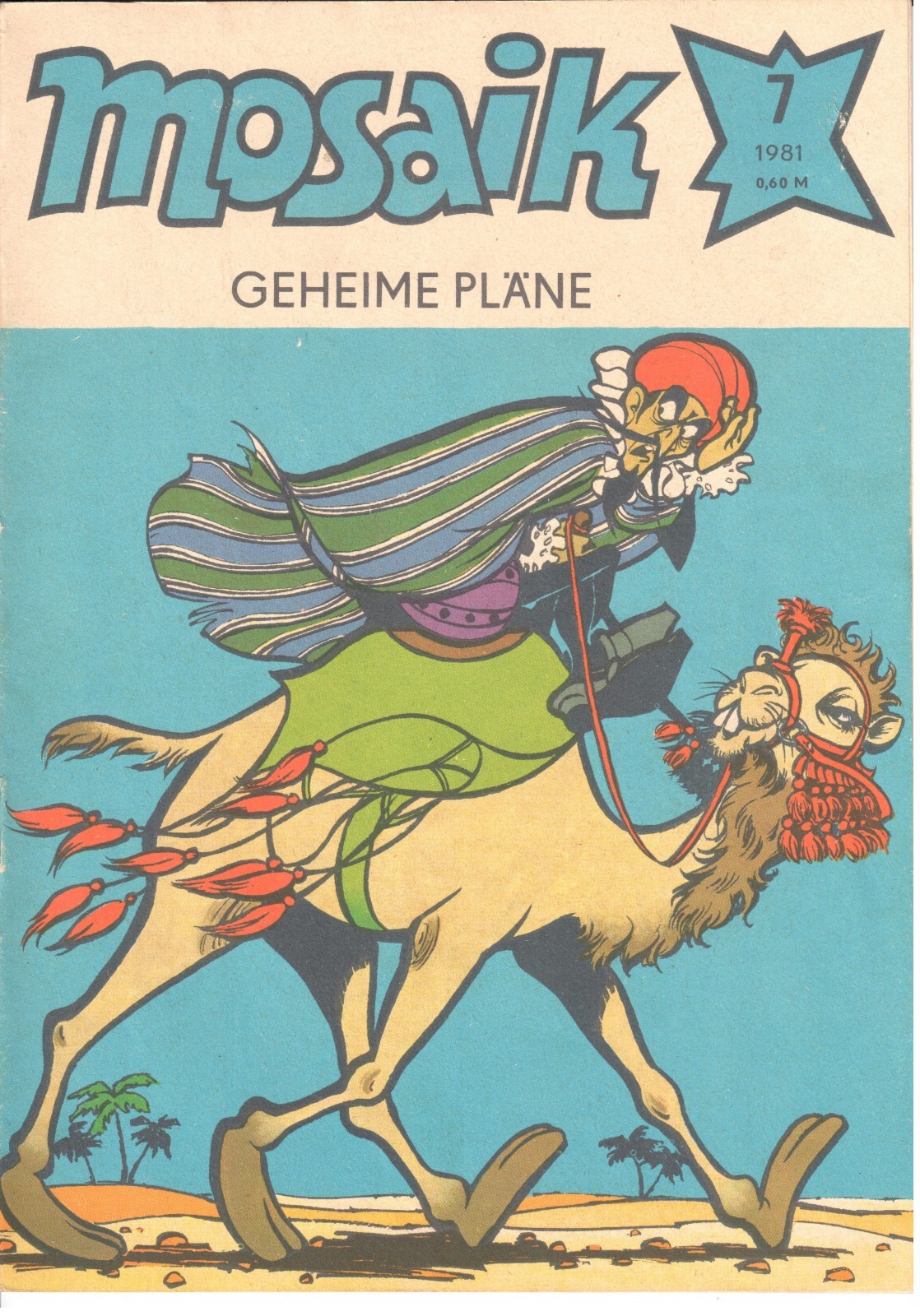DDR-COMICSTRIP @ Mosaico fascicolo 7 - 1981 -PIANI SEGRETI-