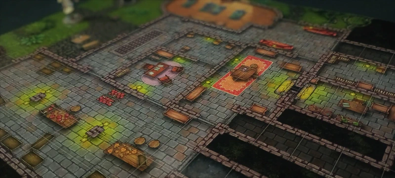 La demeure troglodyte, battlemap pour JDR