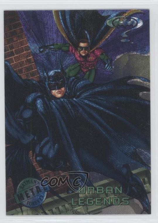 1995 Fleer Metal Batman Forever Batman Robin Urban Legends #98 0b6