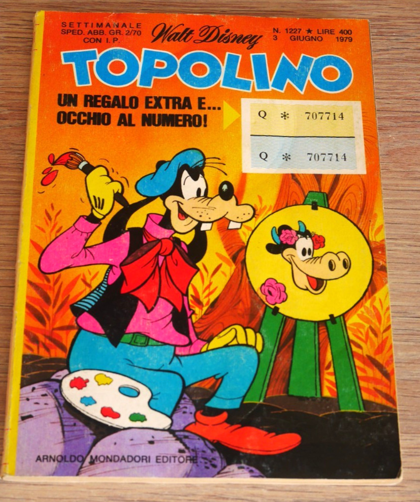 TOPOLINO  - WALT DISNEY -   N° 1227  -  3  JUIN  1979