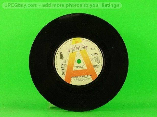 SLEEPING LIONS SOUND OF MY HEART (PROMO) (137) 7" CBS