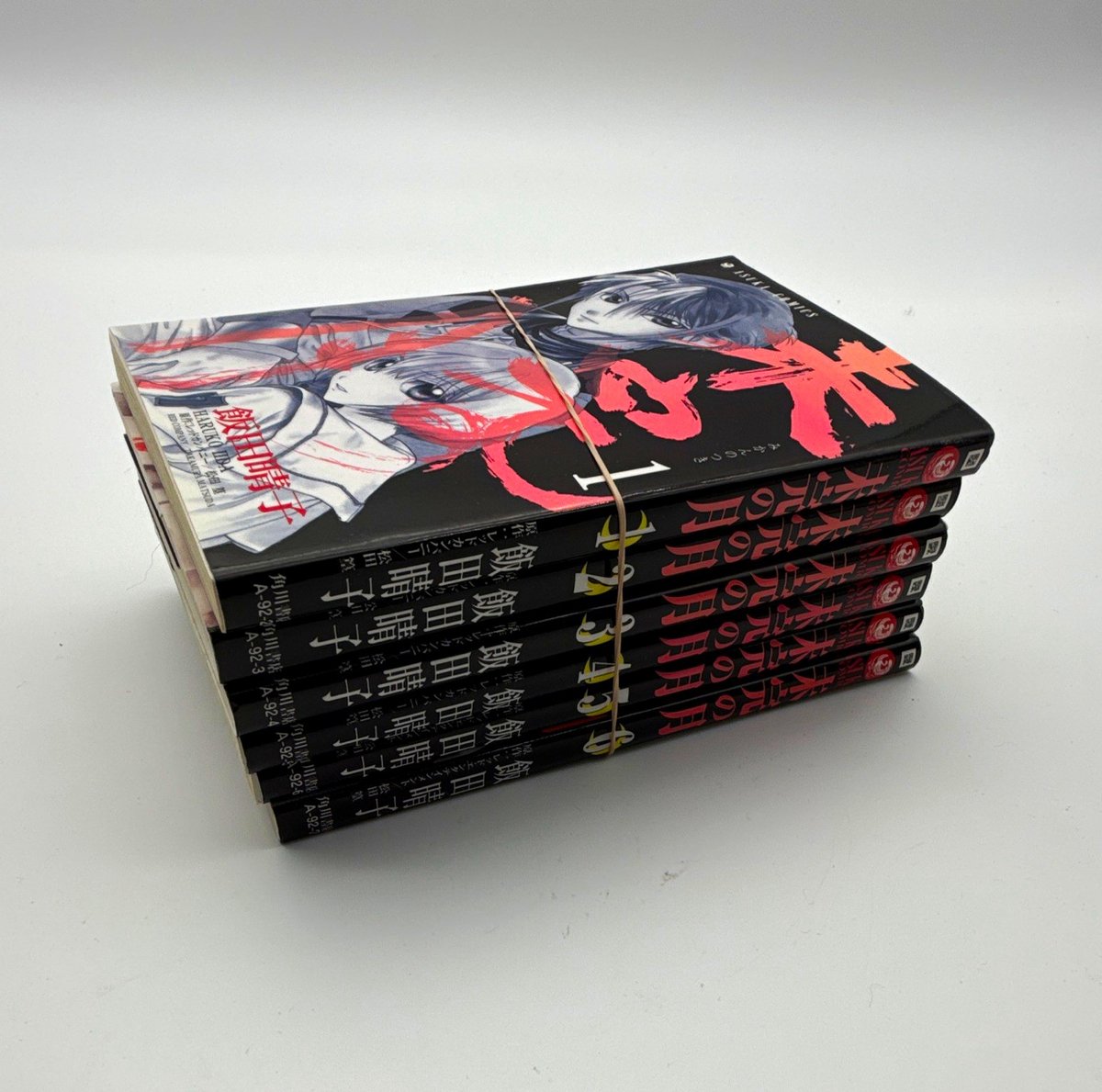 未完の月 Vol 1-6 Set 飯田晴�Manga Giapponese Damon Personaggio Damon Universo