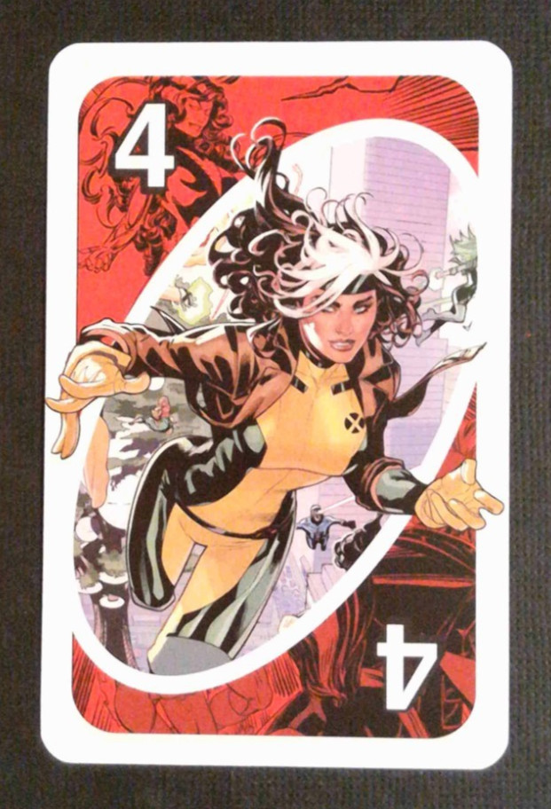 2026 Uno Marvel X-Men Card Red Rogue #4
