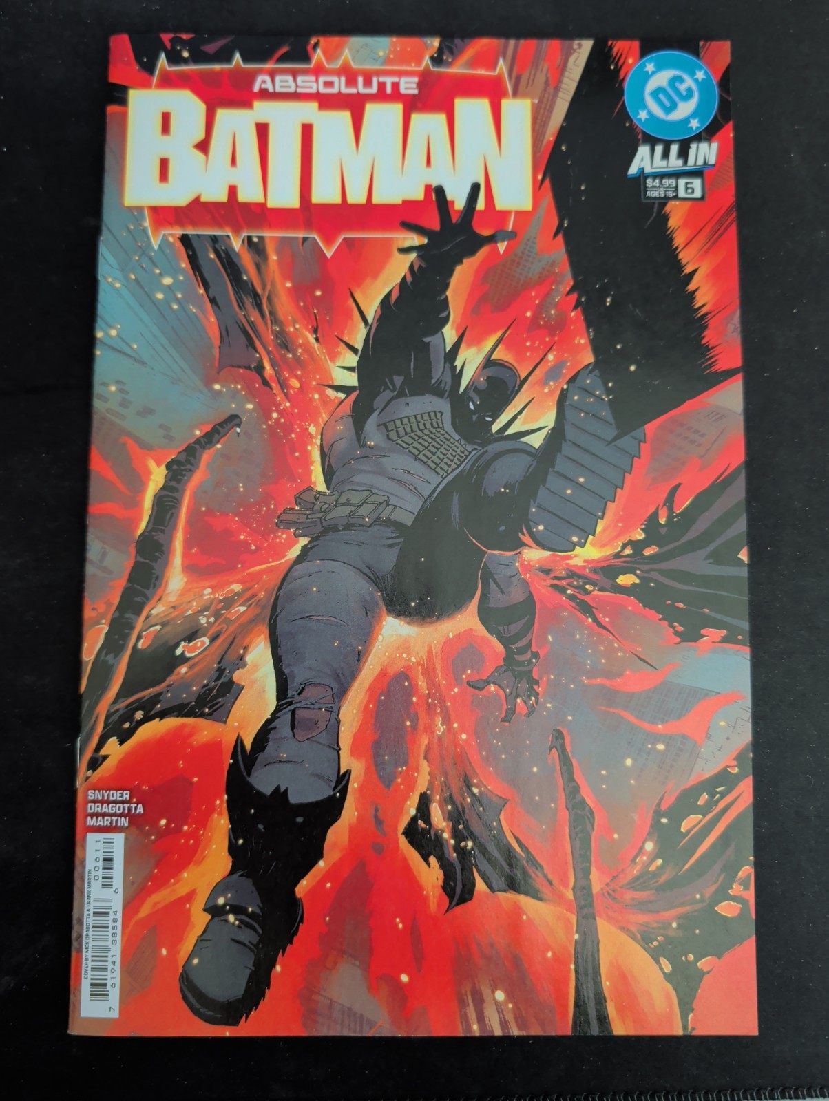 Absolute Batman #6 The Zoo prima stampa copertina A di Nick Dragotta & Frank Martin