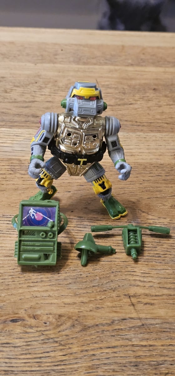 Figurina Immacolata TMNT - Metalhead - 100% Completa - 1989 - Playmates