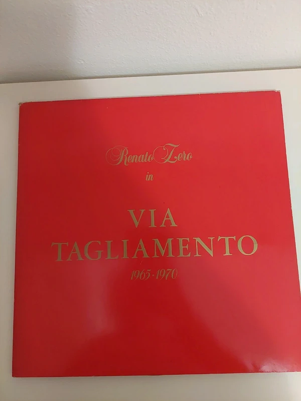 Vinile Renato Zero Via Tagliamento