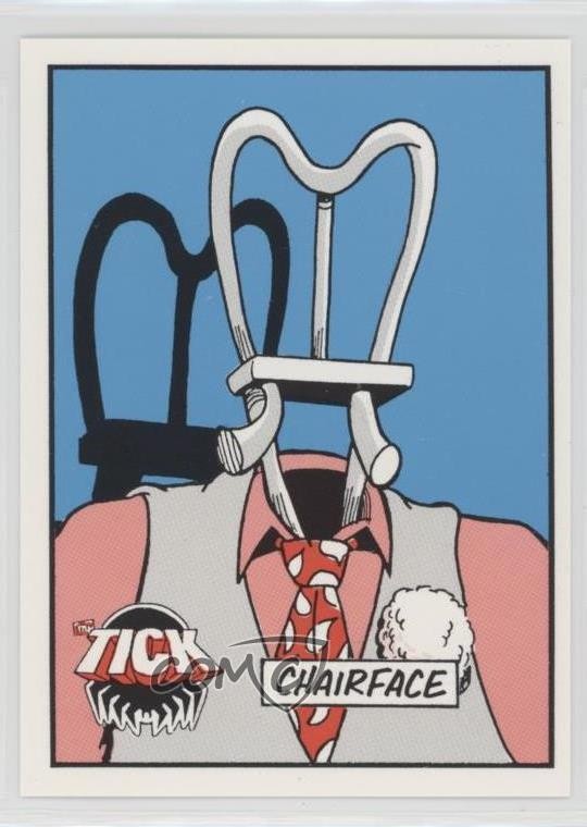 1991-92 NEC Press The Tick Test Issue Chairface Chippendale #26 0b5