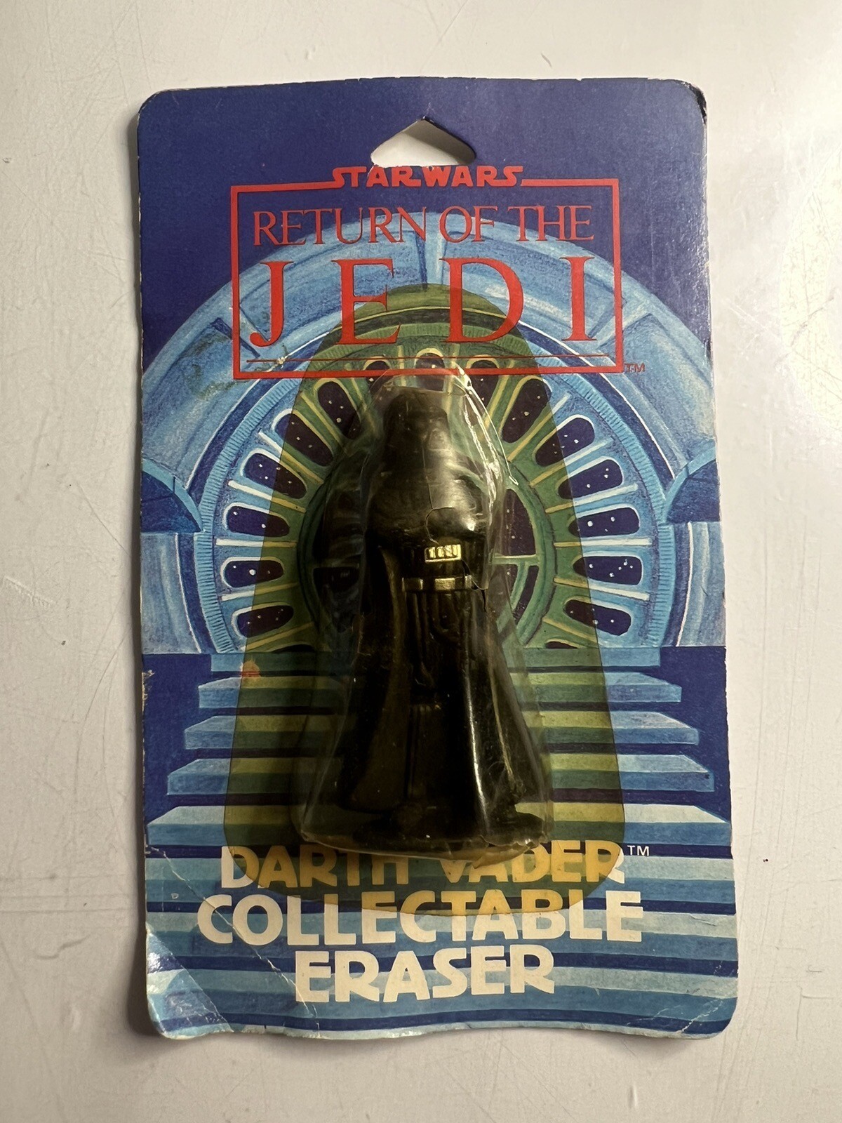 Star Wars Il Ritorno dello Jedi Darth Vader Gomma da Collezione 1983 Farfalla [k]