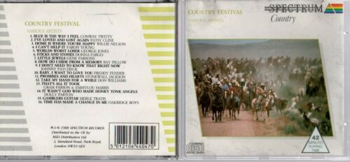 Various - COUNTRY FESTIVAL CD (1988) Fast and FREE P&P
