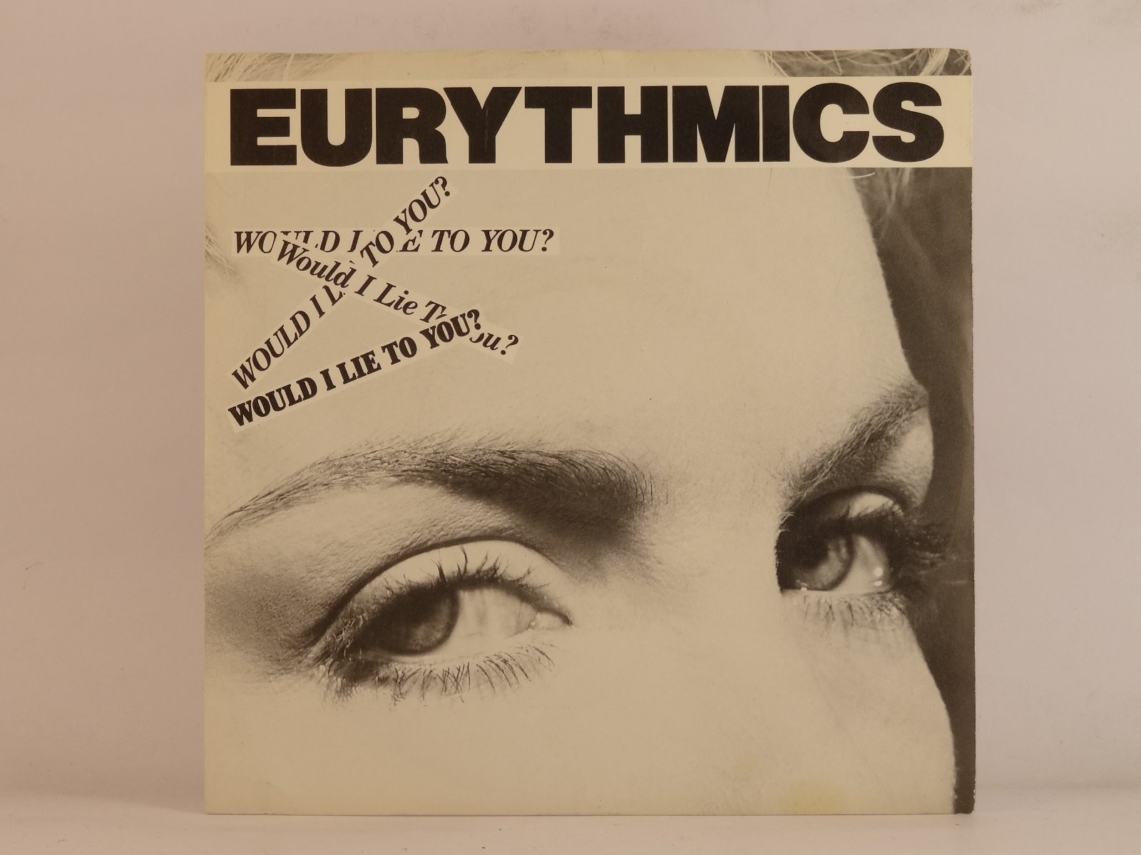 EURYTHMICS WOULD I LIE TO YOU? (102) 2 Track 7" Single including Picture Sleeve 
