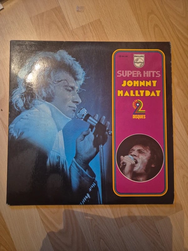 Double vinyles johnny hallyday