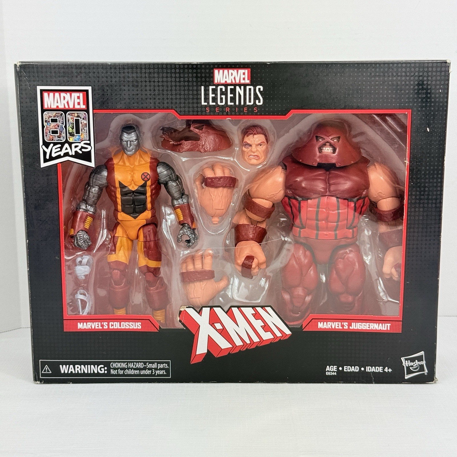 Marvel Legends 80th Anniversary X-Men Colossus e Juggernaut Confezione da 2 - Scatola Indossata
