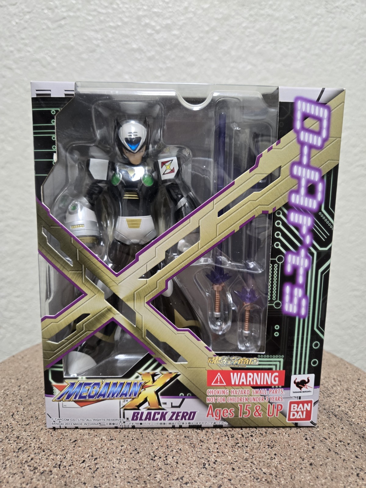 Modellino D-Arts Black Zero - Megaman X Tamashii Nations nuovo