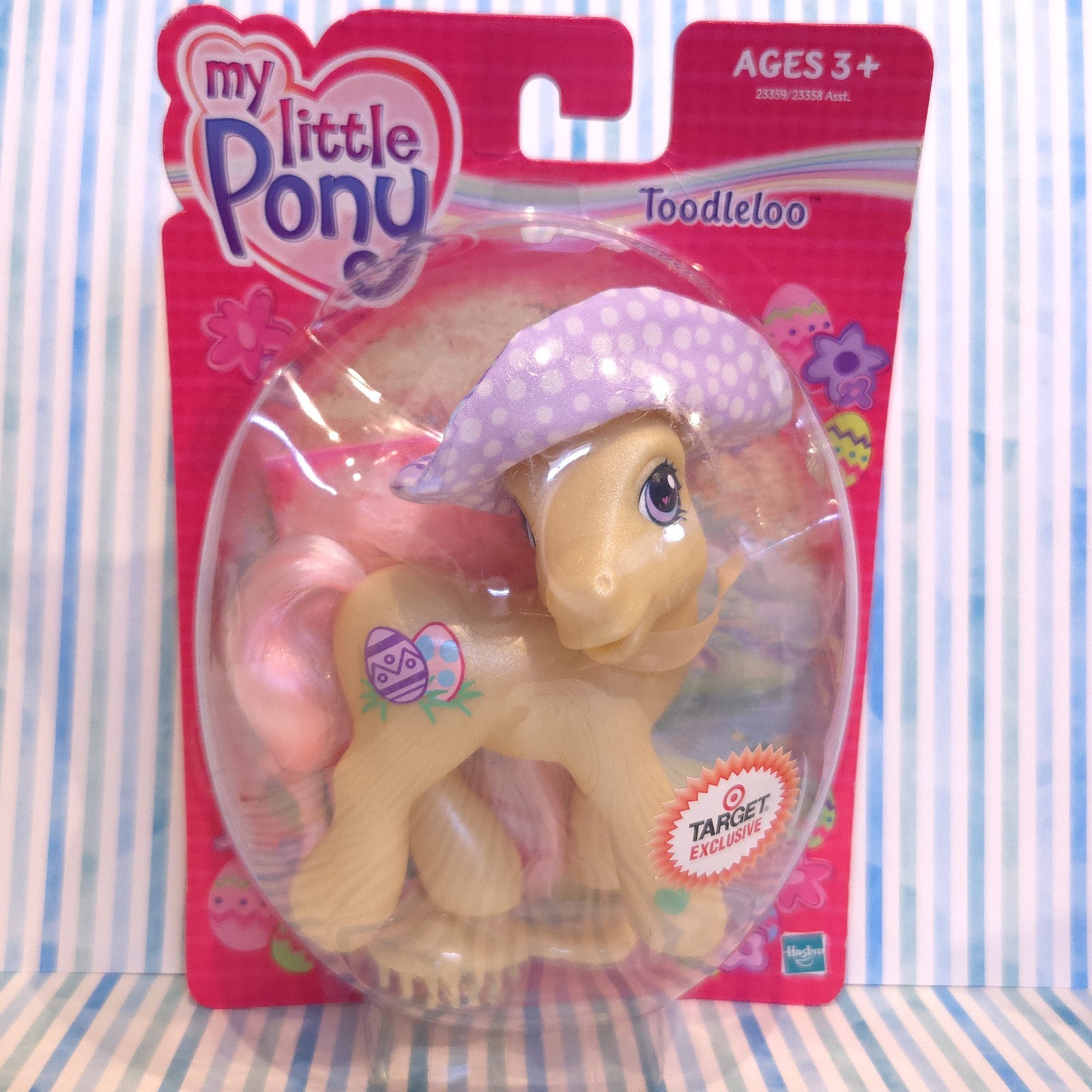 G3 My Little Pony TOODLELOO 2004 nuovo con scatola bersaglio primavera pasquale esclusivo
