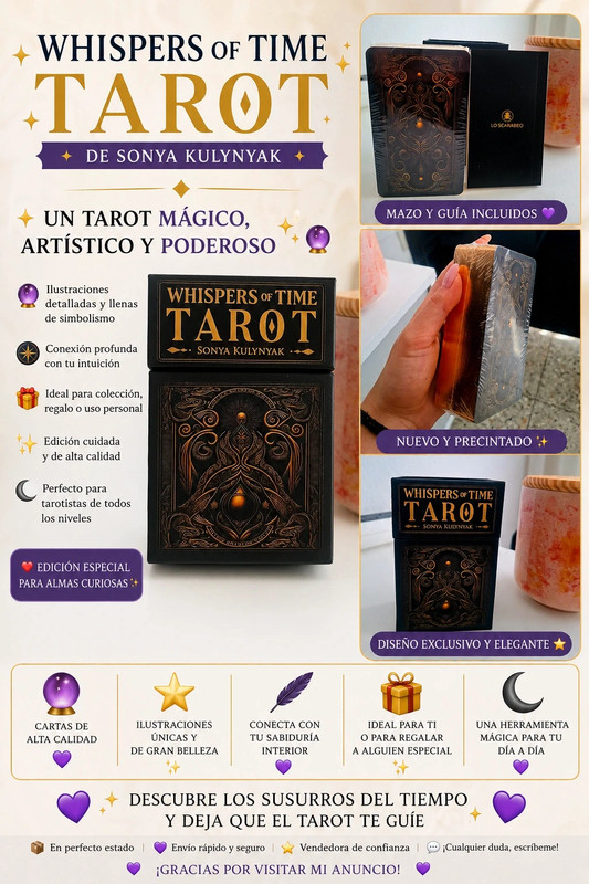 🔮 Whispers or Time Tarot – Sonya Kulynyak | Precintado