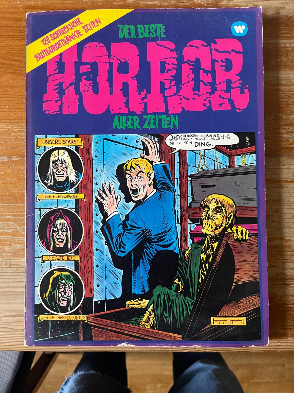 Il miglior horror di tutti i tempi fumetto, SC, prima edizione tedesca 1973