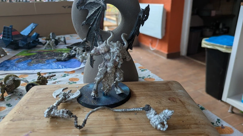 Buveur de sang de Khorne en métal pour warhammer 40k ou Sigmar