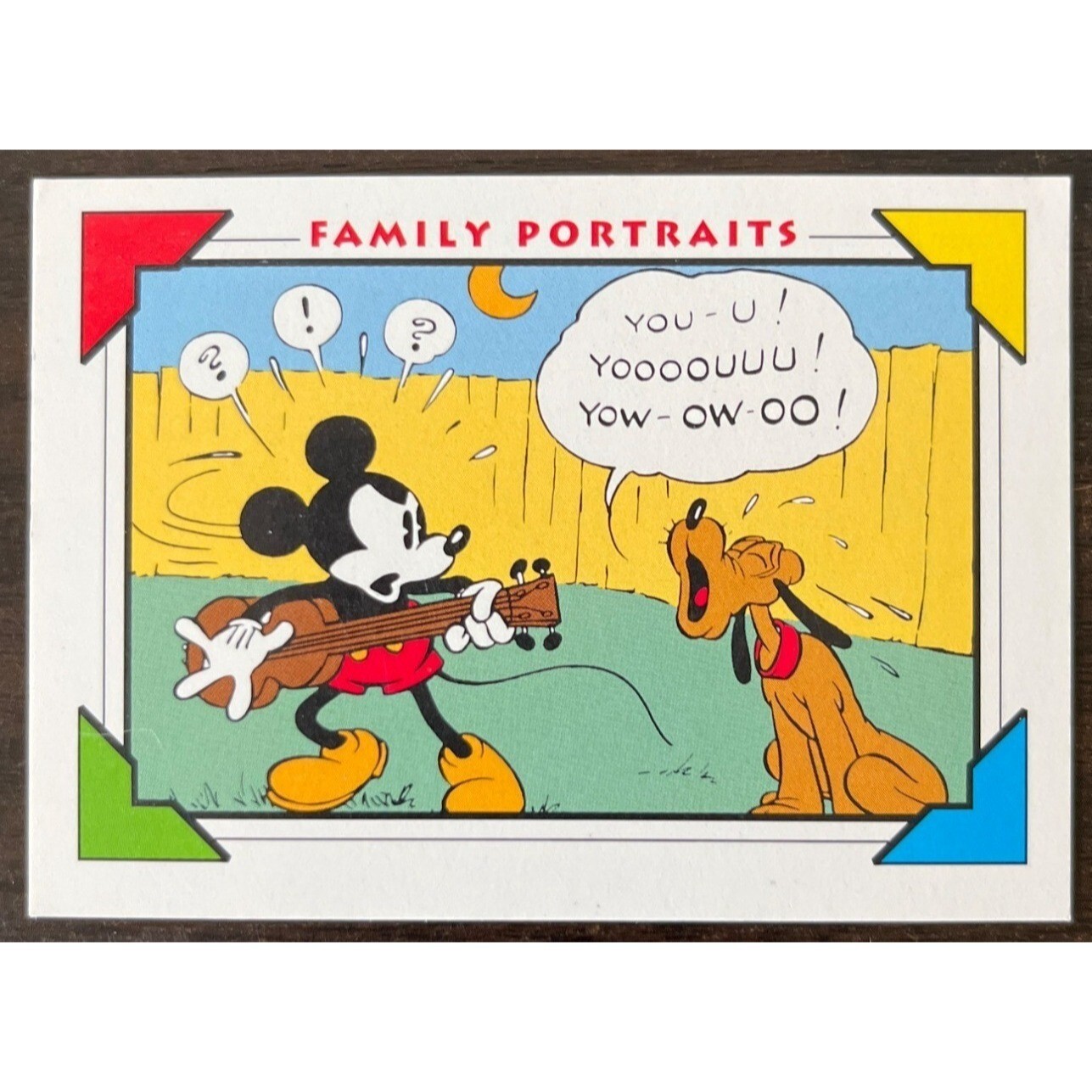 1991 Impel Walt Disney Collector Cards Family Portraits #165 Sunday Comic Strip