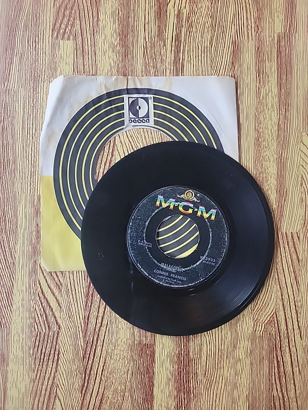 Connie Francis My Heart Has A Mind Of Its Own 1960 MGM K12923 7" Single 45 Vinyl
