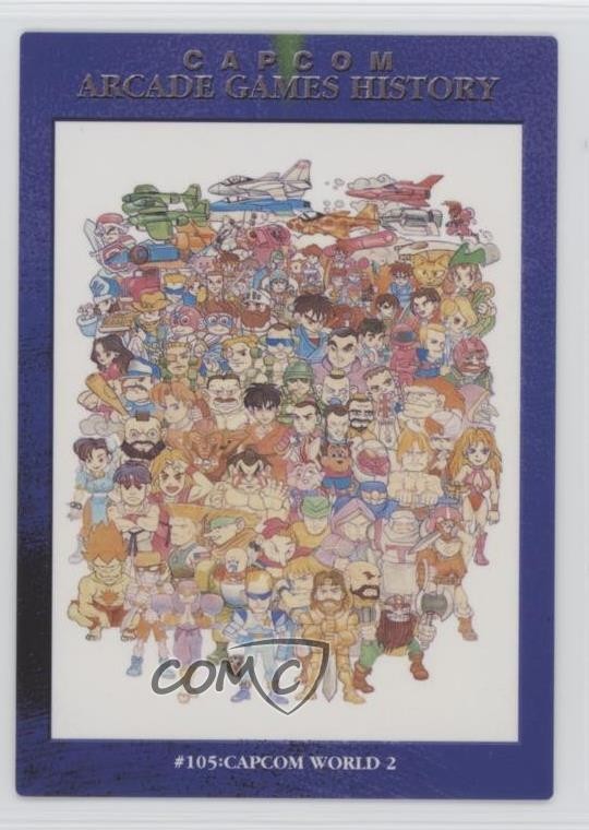 1998 Bandai All Capcom World Carddass Masters Capcom World 2 #105 0q9m
