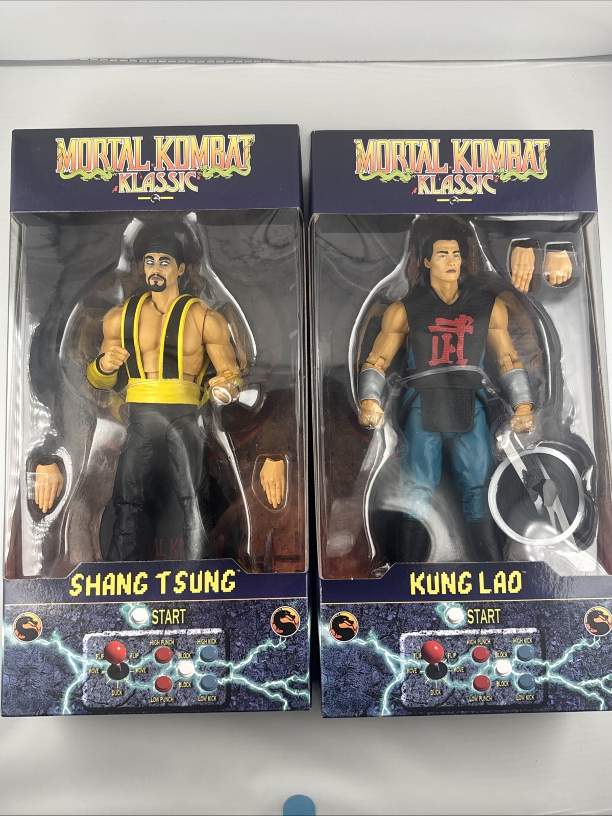 McFarlane Mortal Kombat Klassic Shang And Tsung Kung Lao Set - Ready to Ship