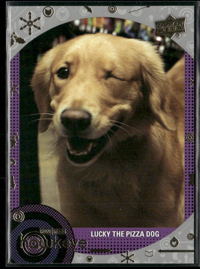 2023 Marvel Hawkeye Base Silver Parallel /100 #98 - Lucky The Pizza Dog