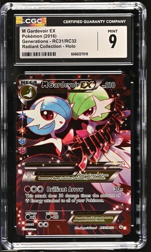 CGC 9 M GARDEVOIR EX RC31 GENERAZIONI COLLEZIONE RADIANTE POKEMON