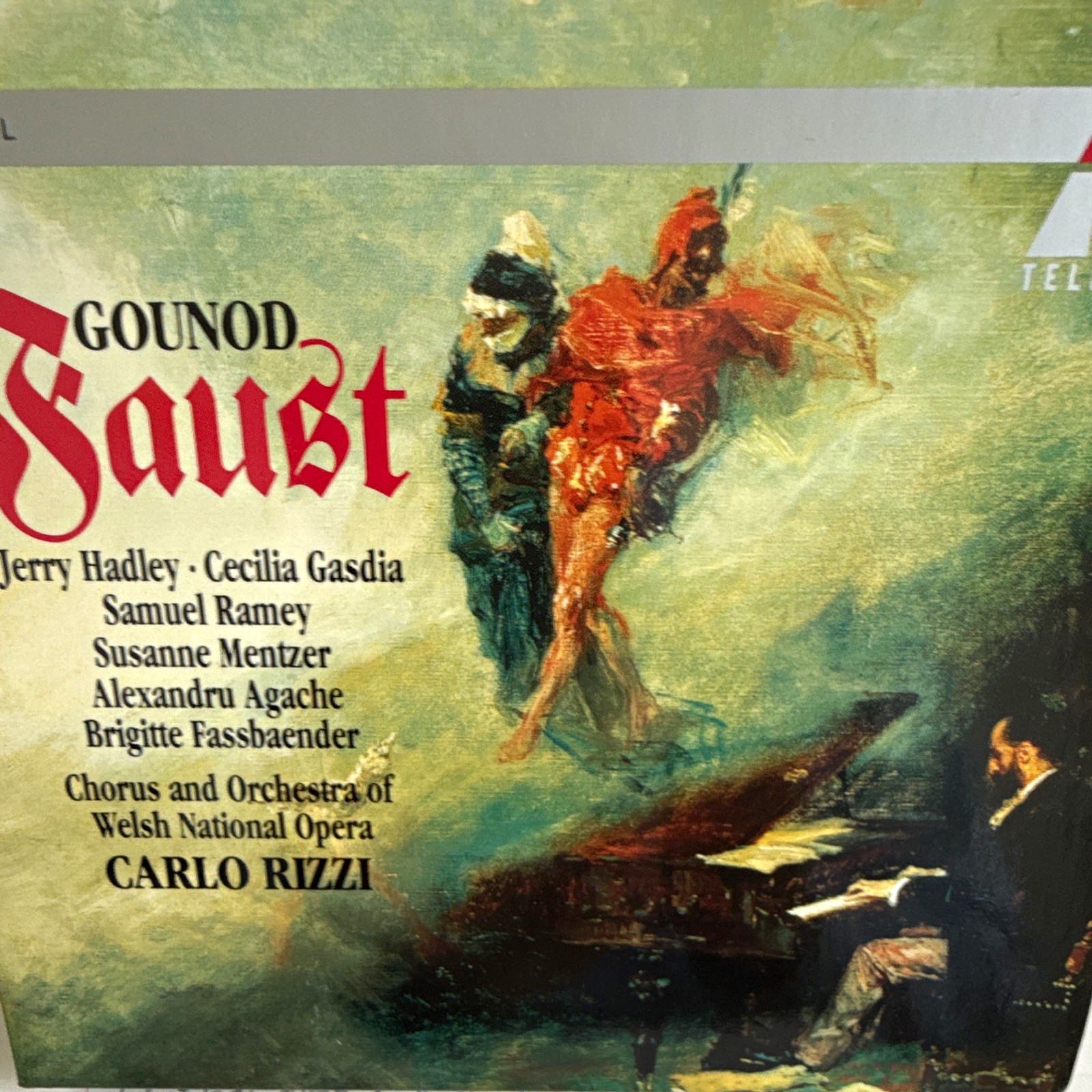 Charles Gounod Faust CD Teldec Carlo Rizzi Welsh National Opera Orchestra